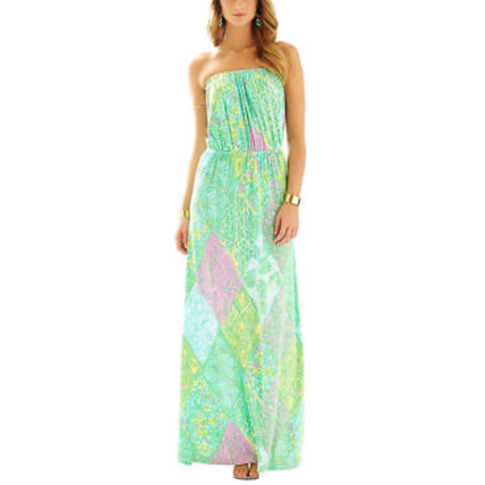 Lilly Pulitzer Marlisa Multi Sun Dance Maxi Dress